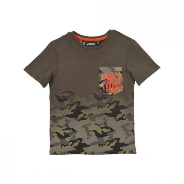 Chlapecké tričko s vojenským motivem