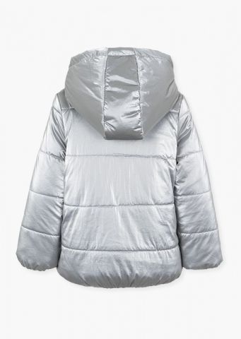 zimní stříbrná bunda