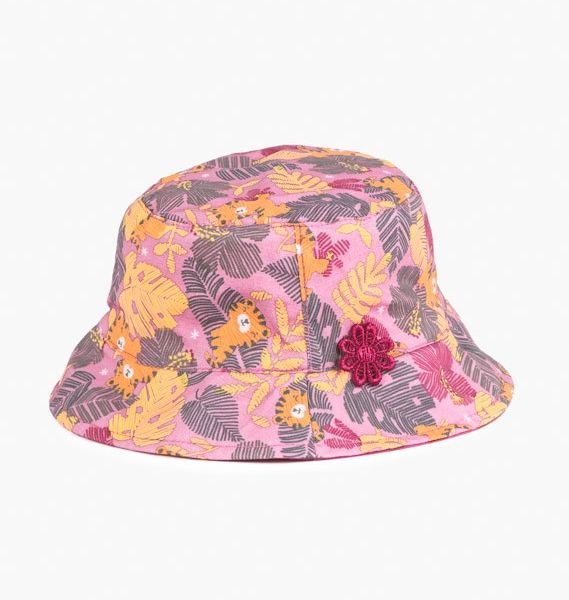 Růžový klobouček s tygříkem