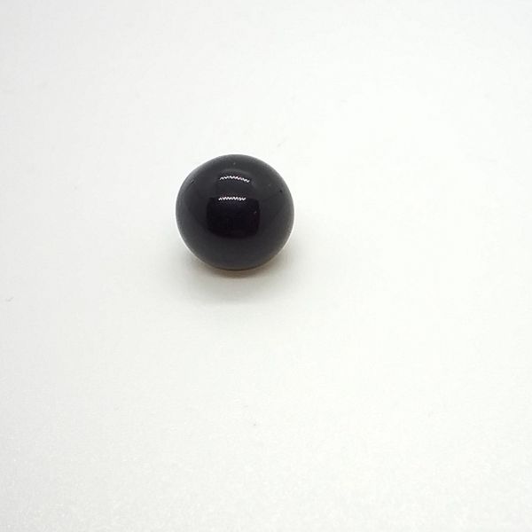 knoflík černá perlička